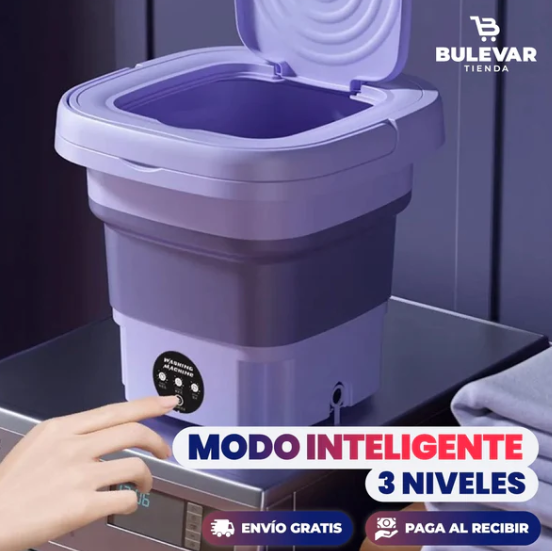 MINI LAVADORA DE 6L PLEGABLE PARA ROPA