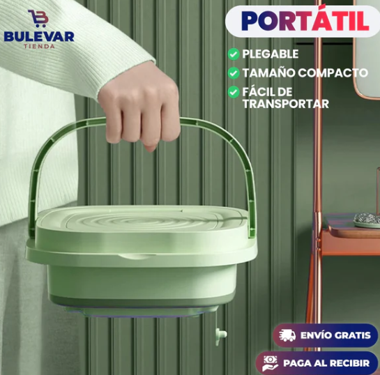 MINI LAVADORA DE 6L PLEGABLE PARA ROPA